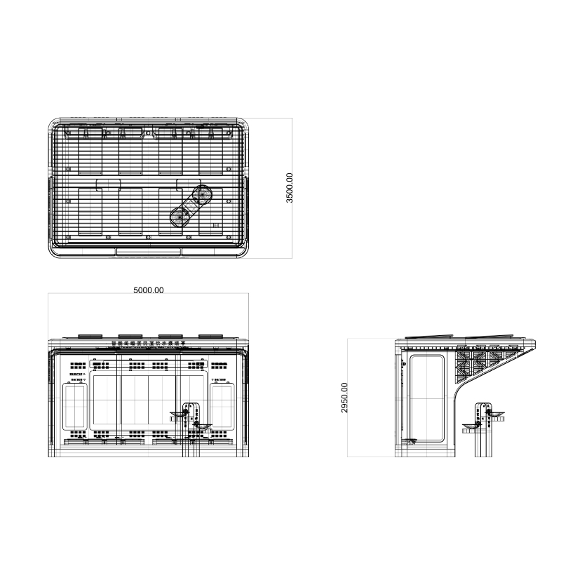 Outdoor Intelligent Solar Bus Kiosk-ZEMSO-HCT-0032