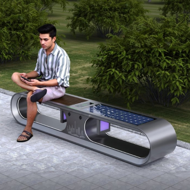 Smart Solar Bench ZEMSO-ZY-0001