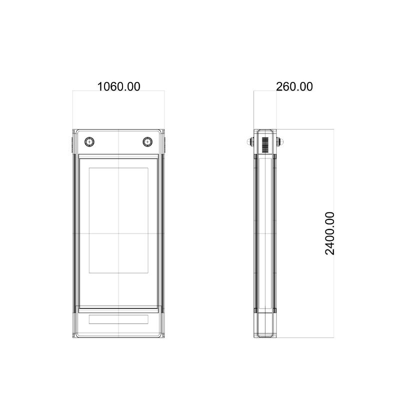 Outdoor LCD Screen Digital Signage ZEMSO-DZZP-0045