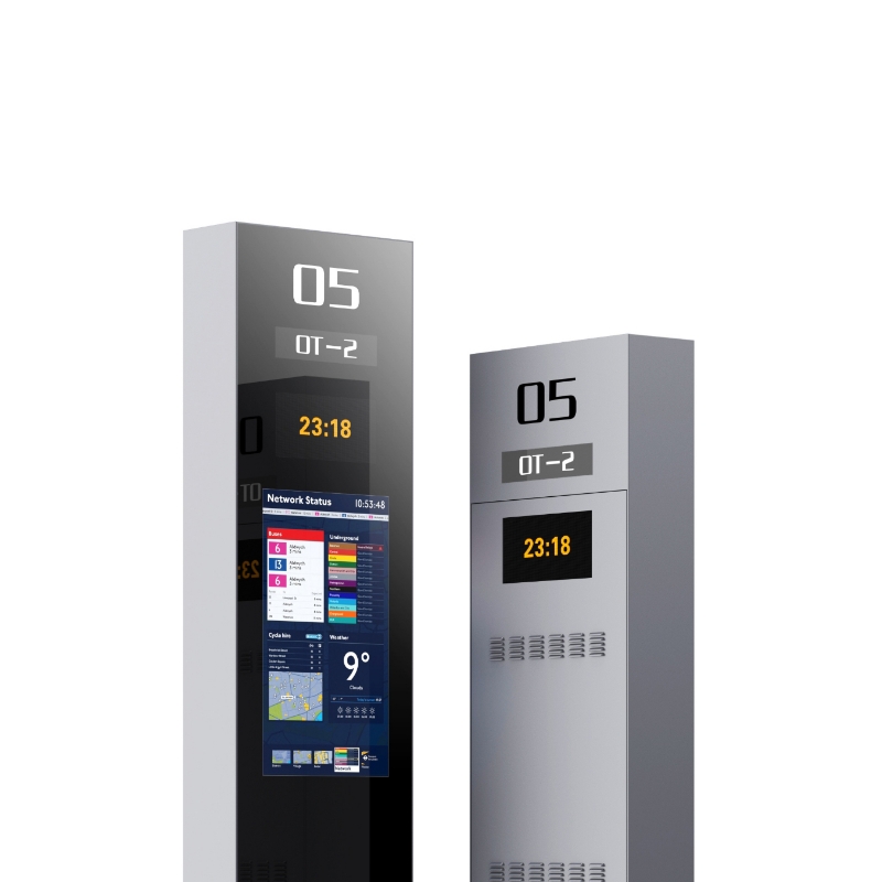 Outdoor Vertical LCD Electronic Bus Stop Display Screen ZEMSO-DZZP-0028