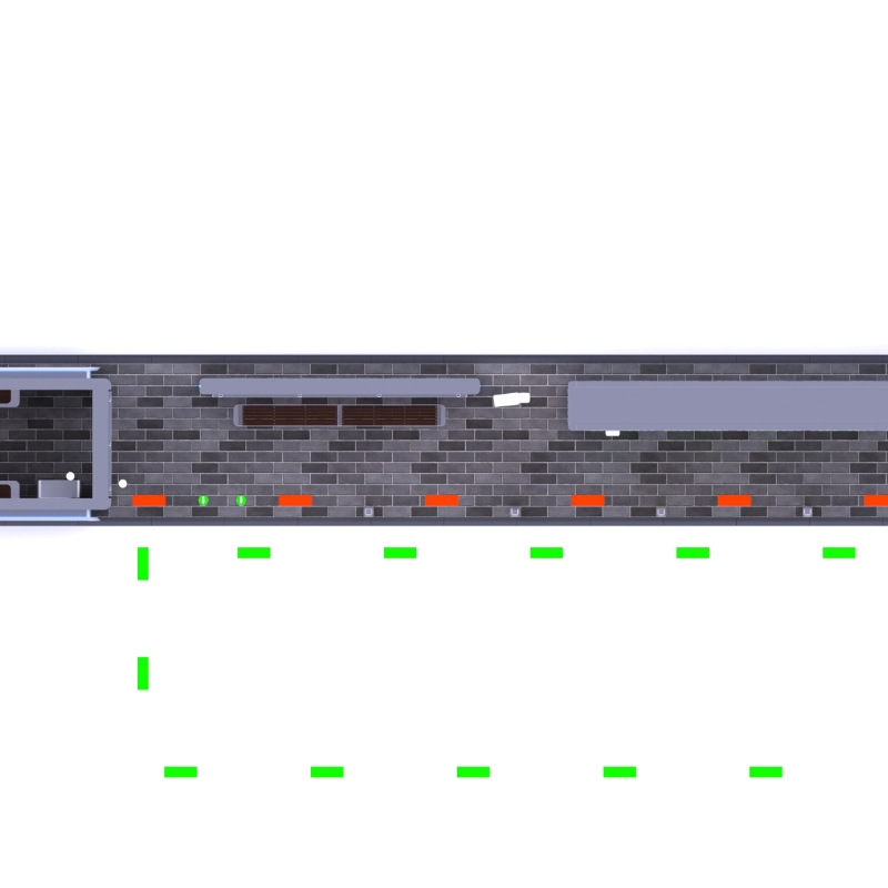 Outdoor Metal Bus Shelter Station-ZEMSO-HCT-0009