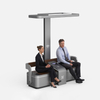 Waiting Bus Station Smart Solar Bench ZEMSO-ZY-0013