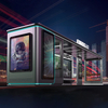 Outdoor Metal Bus Shelter For Sale-HCT-0125