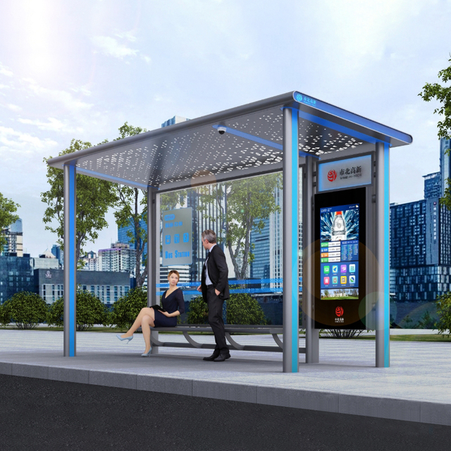 Metal Carved Bus Shelter-HCT-0070