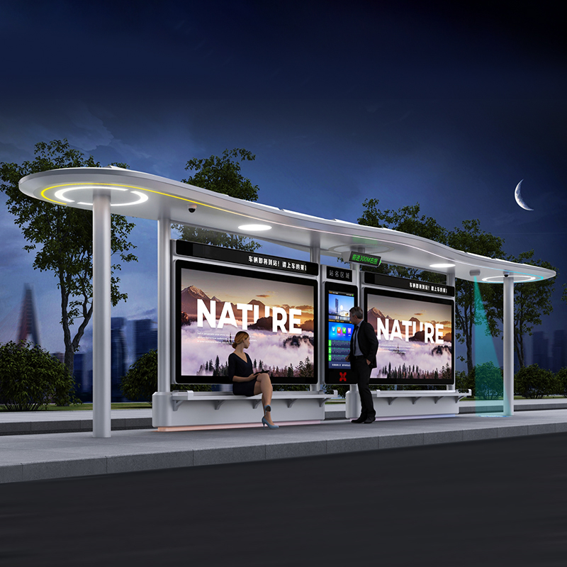 Bus Shelter with Bench-ZEMSO-HCT-0065