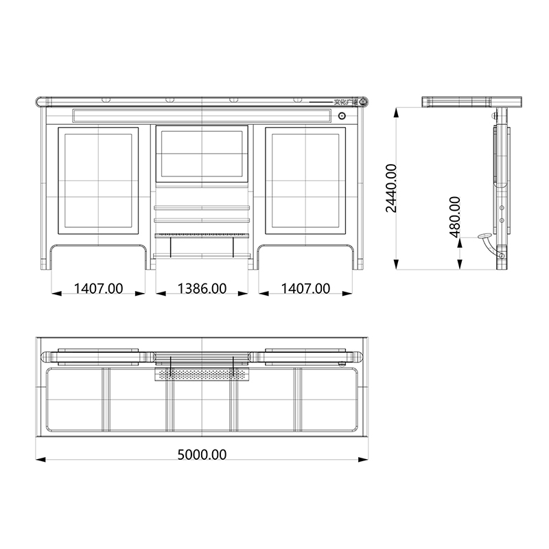 Bus Shelter Station-HCT-0134