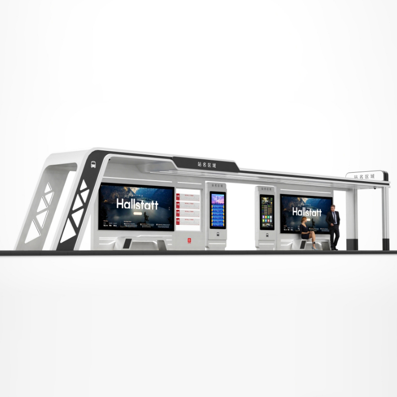 Outdoor City Furniture Smart Bus Stop-ZEMSO-HCT-0019
