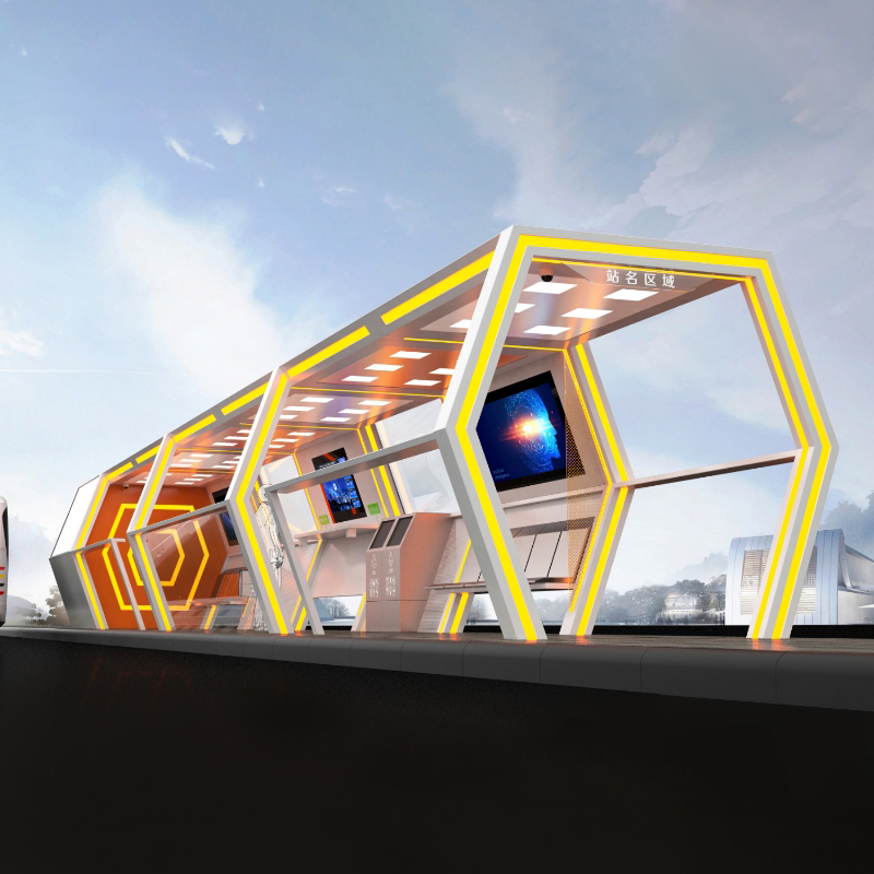 Bus Stop Shelter with Bench-ZEMSO-HCT-0100