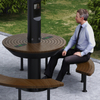 Waiting Bus Shelter Solar Bench ZEMSO-ZY-0011