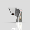 Bus Stop Shelter with Bench-ZEMSO-HCT-0064
