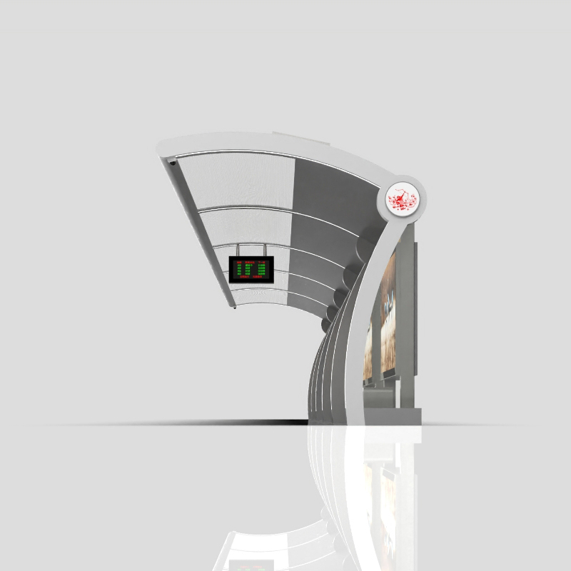 Bus Stop Shelter with Bench-ZEMSO-HCT-0064
