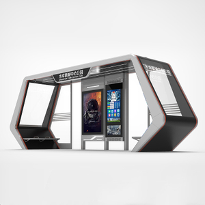 Metal Bus Stop Shelter-HCT-0135
