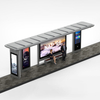 Outdoor Smart Metal Bus Stop Station-ZEMSO-HCT-0008