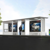 Outdoor Furniture Stainless Steel Bus Shelter-ZEMSO-HCT-0055