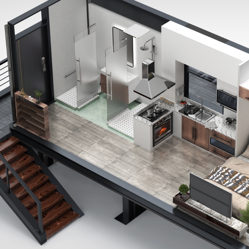 Modular Container House ZEMSO-YDF-0003