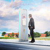 Outdoor Smart LCD Bus Stop Advertising Digital Display ZEMSO-DZZP-0020