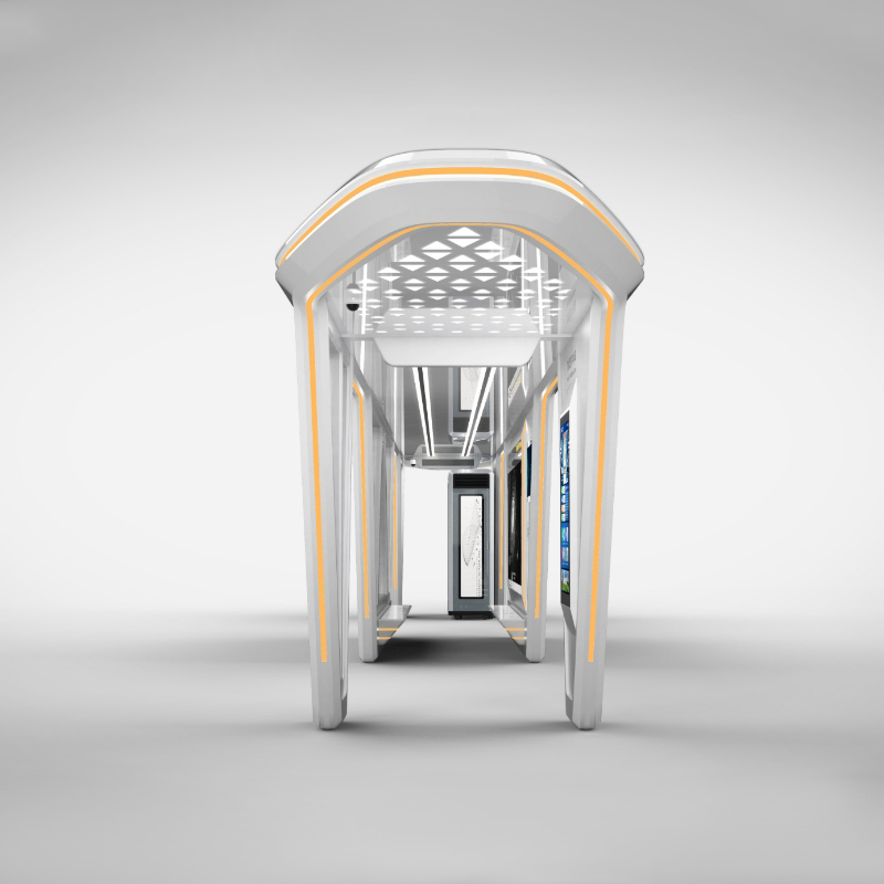 Metal Bus Stop Shelter Design-ZEMSO-HCT-0097