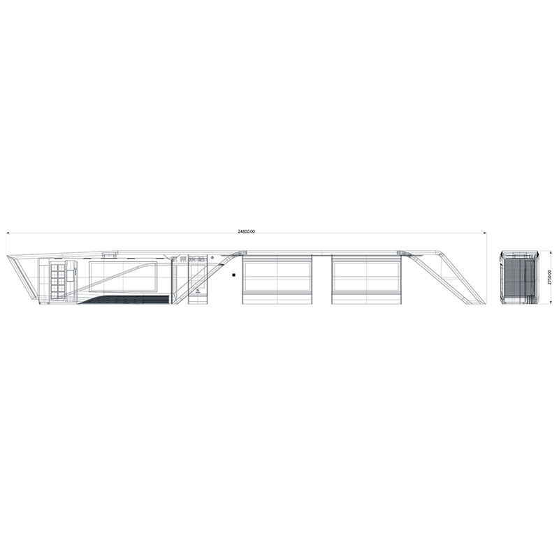 Stainless Steel Bus Shelters-HCT-0125
