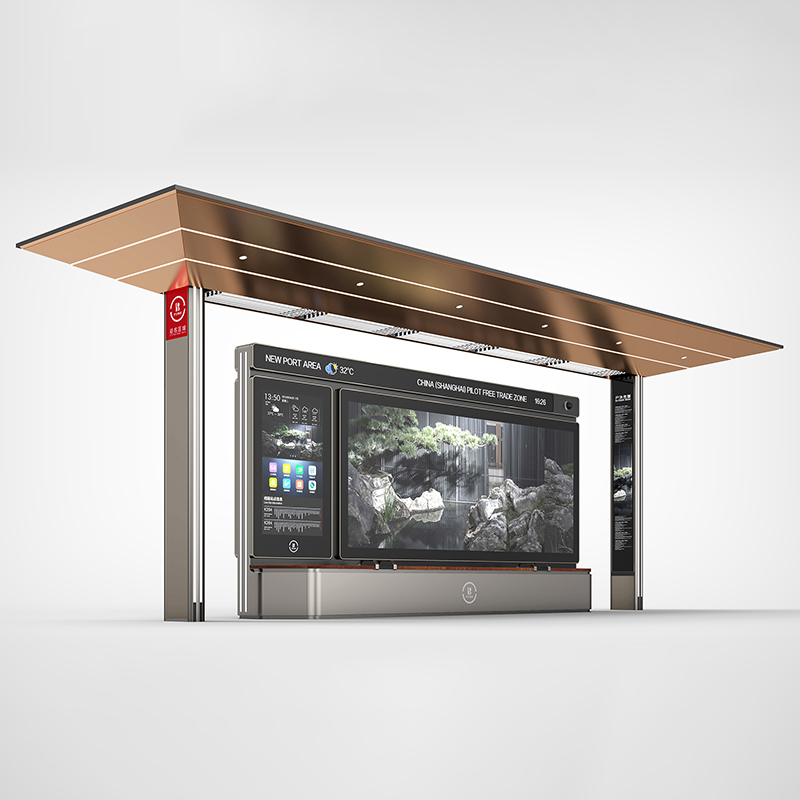 Outdoor Metal Bus Shop For Sale-HCT-0129
