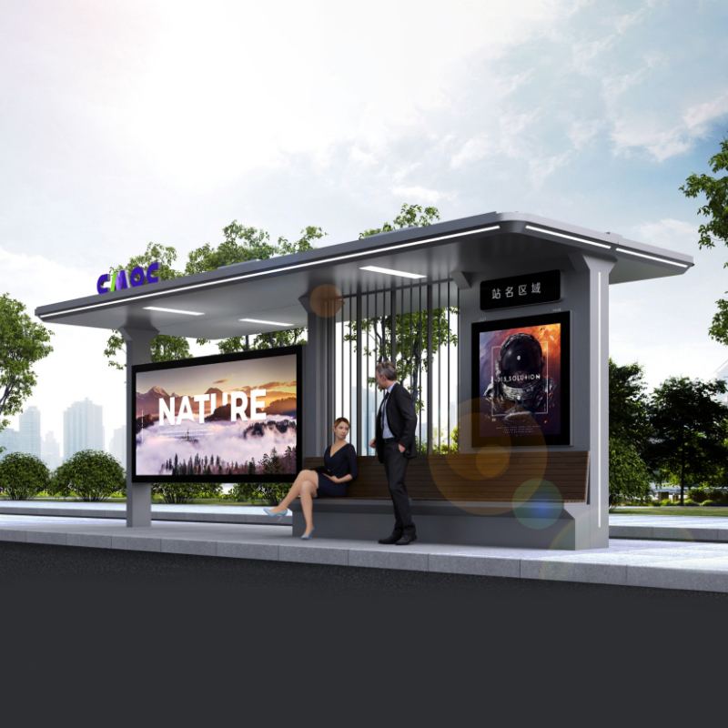  Islamic StyleBus Stop Shelter-HCT-0072