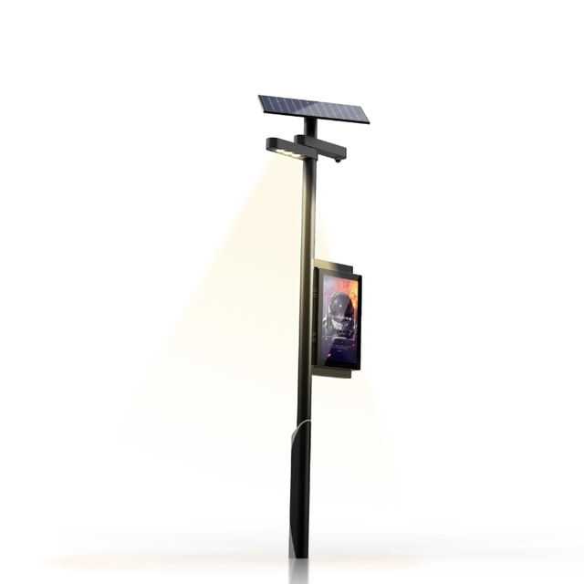 Steet Lamp with Outdoor Digital Signage ZEMSO-BS-0013