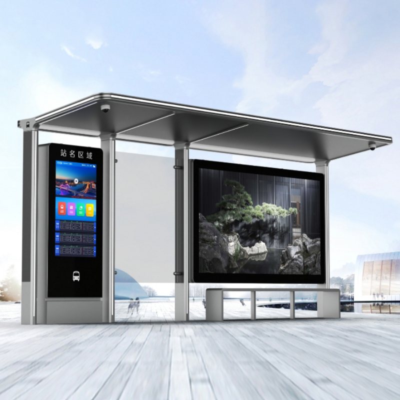 Smart Modern Bus Stop-ZEMSO-HCT-0048