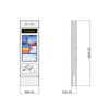 Outdoor LCD Electronic Bus Stop Display Screen ZEMSO-DZZP-0029
