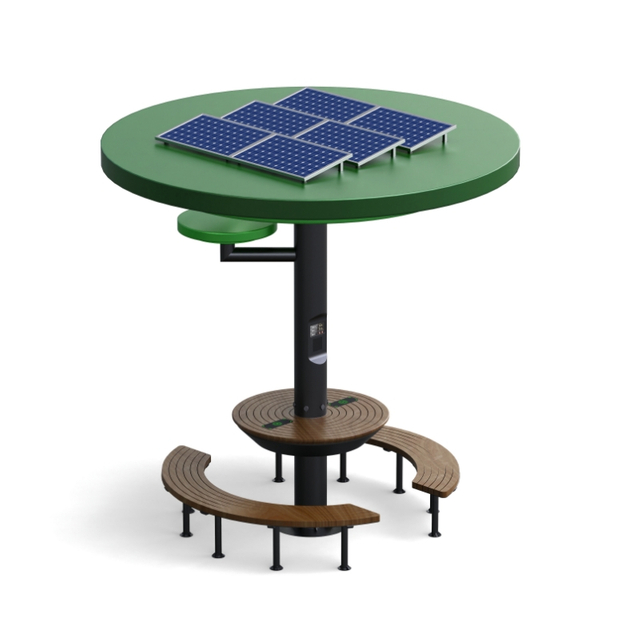 Waiting Bus Shelter Solar Bench ZEMSO-ZY-0011