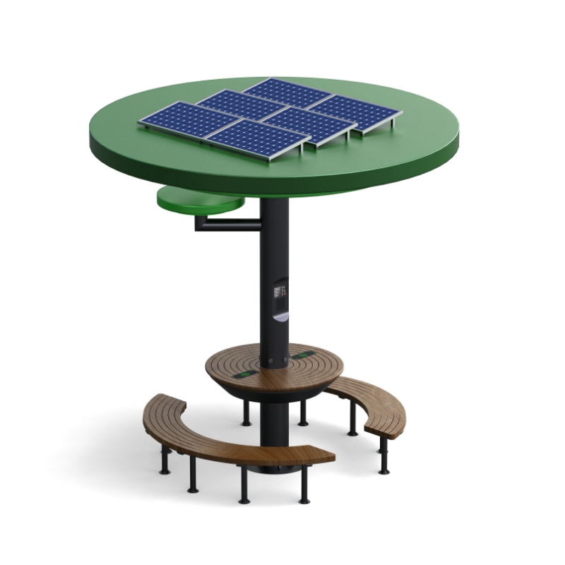 Waiting Bus Shelter Solar Bench ZEMSO-ZY-0011