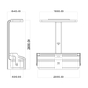 Waiting Bus Station Smart Solar Bench ZEMSO-ZY-0013