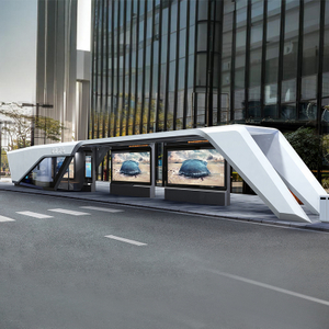 Stainless Steel Bus Shelters-HCT-0125