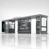 Outdoor Metal Bus Shelter For Sale-HCT-0125