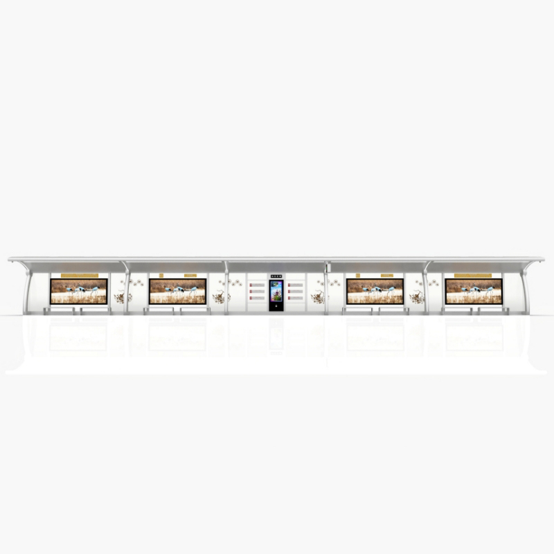 Bus Stop Shelter with Bench-ZEMSO-HCT-0064