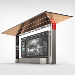 Outdoor Metal Bus Shop For Sale-HCT-0129