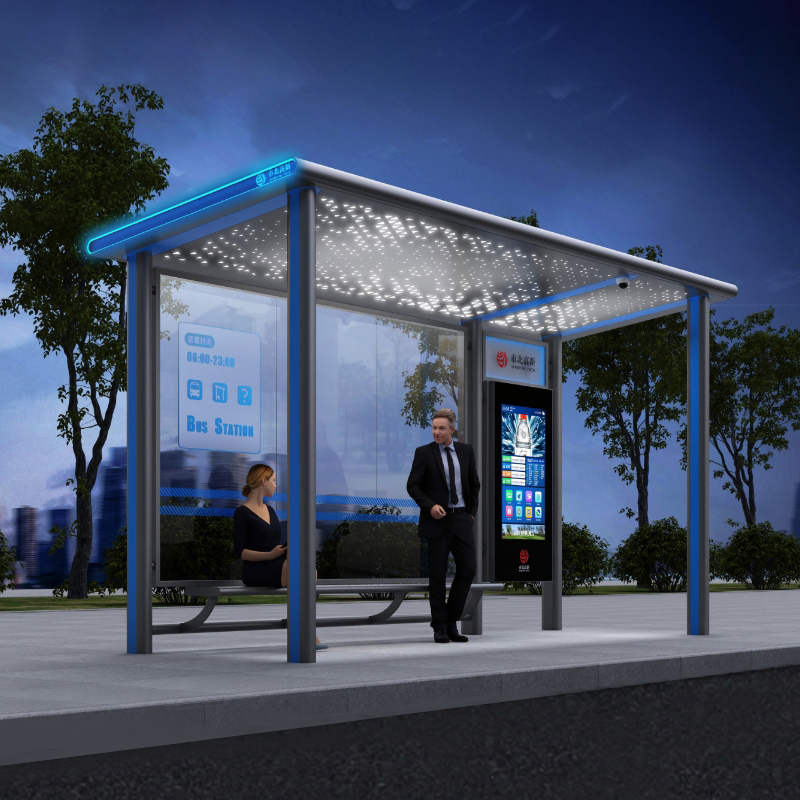 Metal Carved Bus Shelter-HCT-0070
