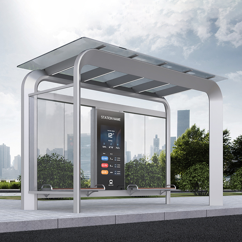 Bus Stop Shelter For Sale-HCT-0108
