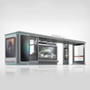 Outdoor City Furniture Stainless Steel Bus Shelter-ZEMSO-HCT-0006