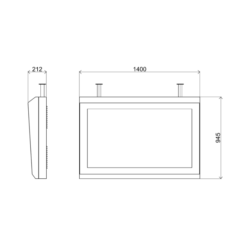 LCD Bus BRT Subway Passenger Information System(PIS) ZEMSO-BS-0008