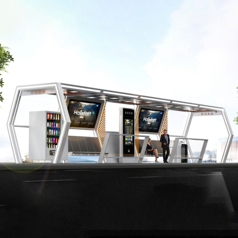 Intelligent BRT Bus Kiosk-ZEMSO-HCT-0036