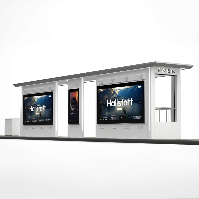 Outdoor Furniture Stainless Steel Bus Shelter-ZEMSO-HCT-0055