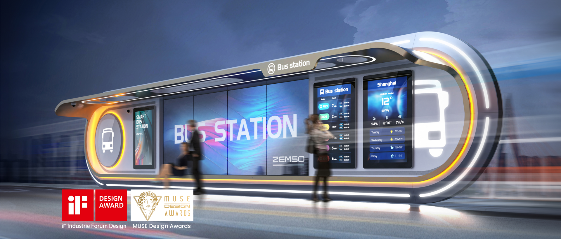 Smart City Bus Shelter