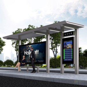 Bus Stop Shelter with Bench-ZEMSO-HCT-0085