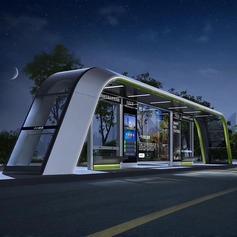 Bus Stop Shelter For Sale-HCT-0120