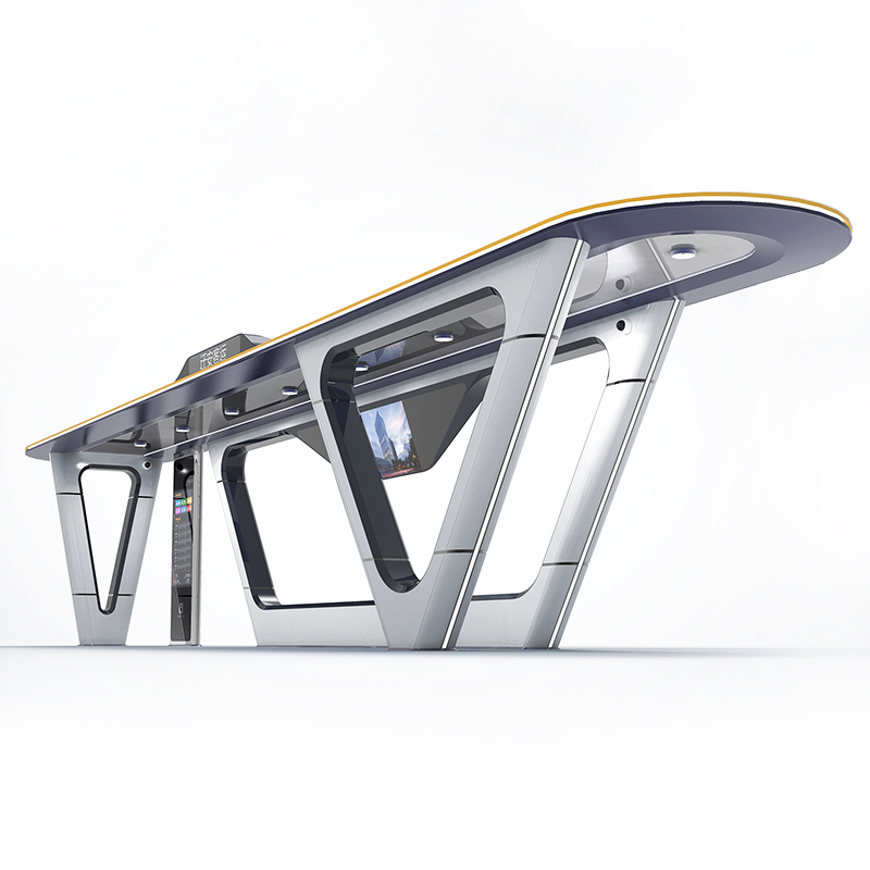Modern Metal Bus Stop-HCT-0136