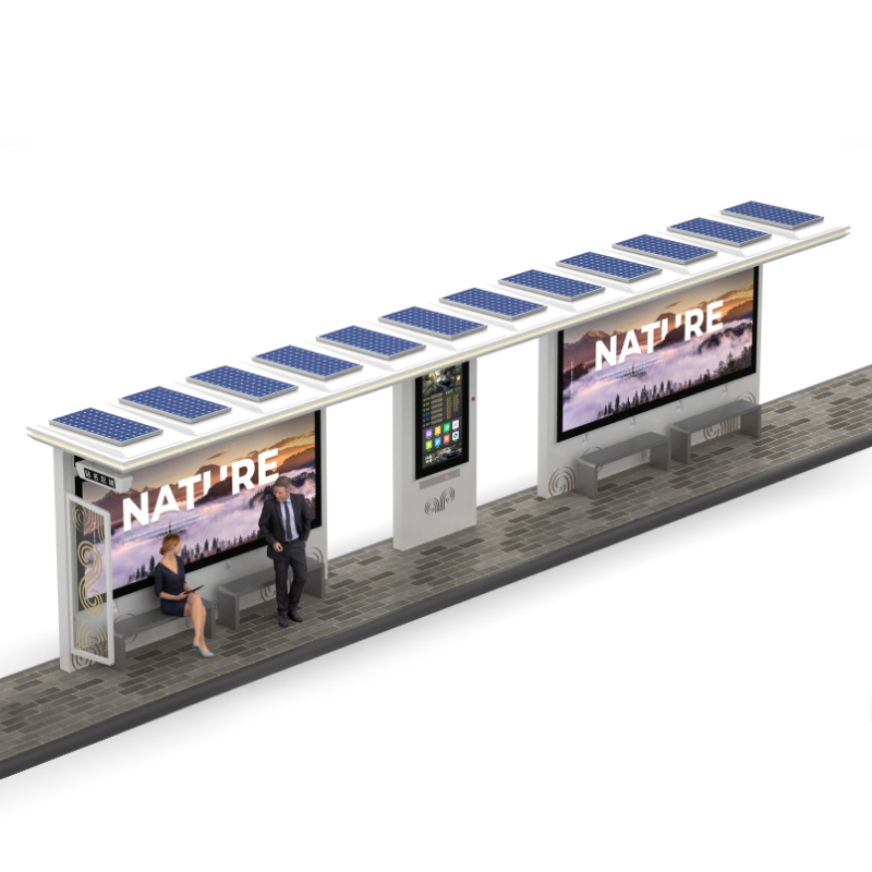 Outdoor Smart Solar Bus Station-ZEMSO-HCT-0022