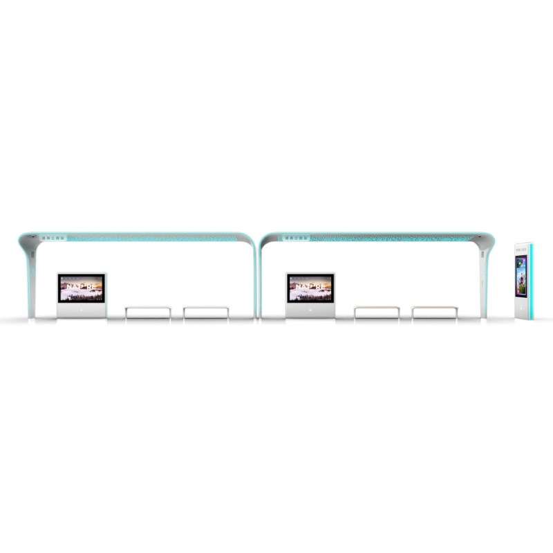 Modern Smart Bus Stop-ZEMSO-HCT-0046