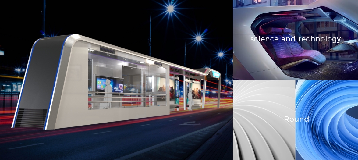 High-End Custom Smart Bus Shelter Design-2