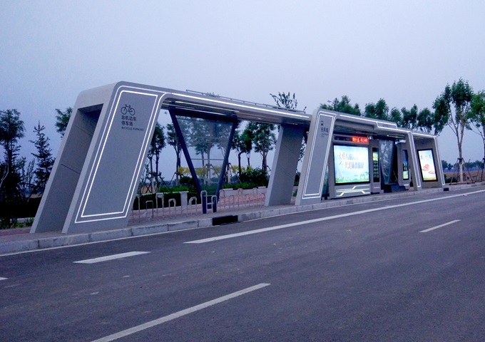 Beijing-Tianjin Demonstration Zone Smart Bus Shelter_2