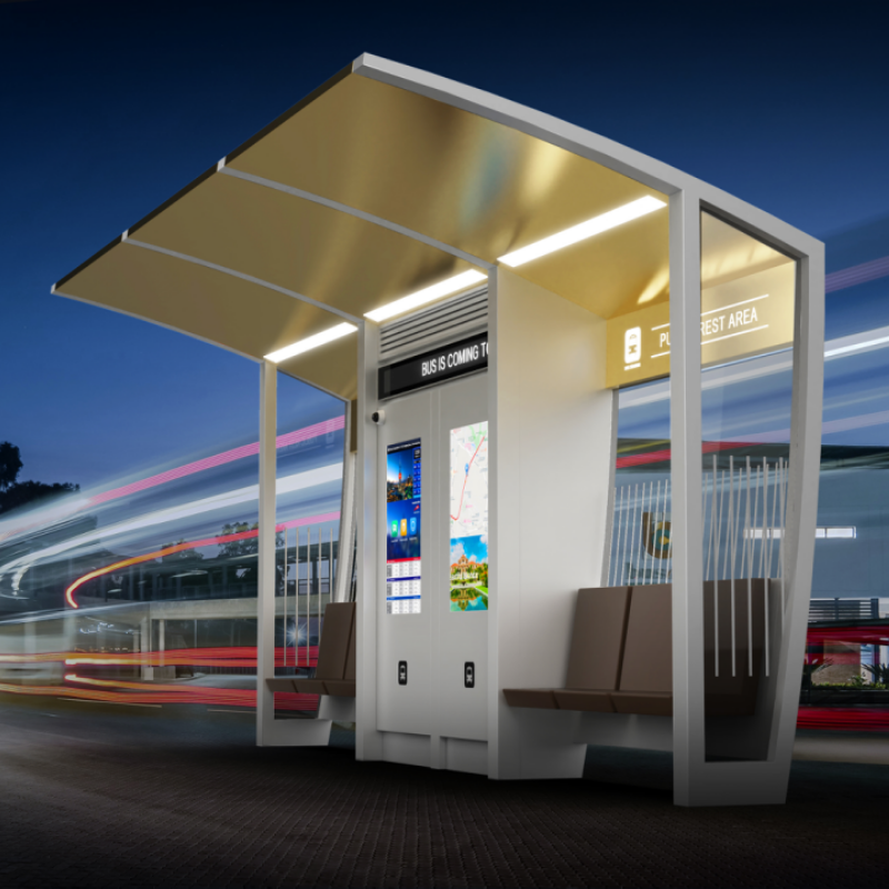 Advanced Intelligent Bus Stop ZX-BS-006