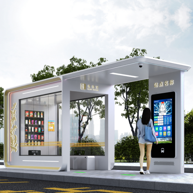 Outdoor Intelligent Modular Bus Shelter ZX-BS-004